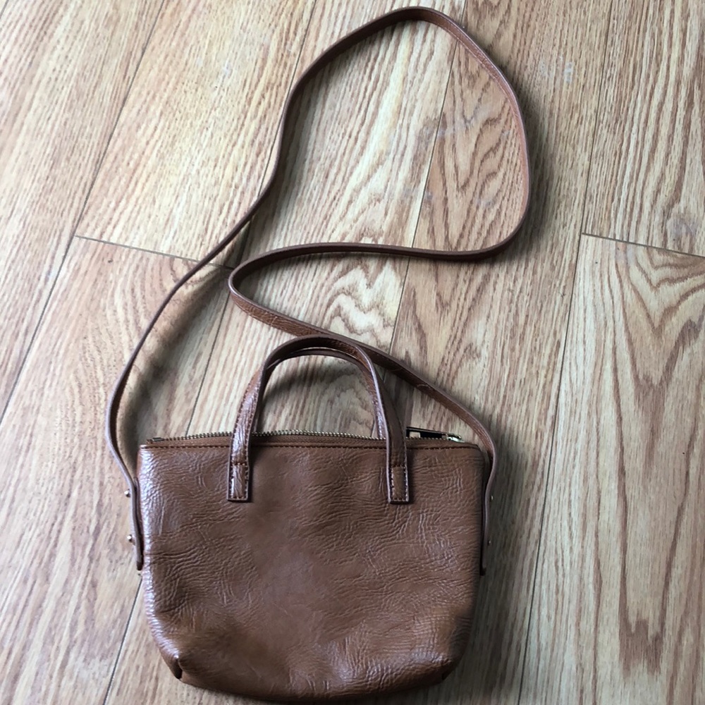 Free People leather crossbody